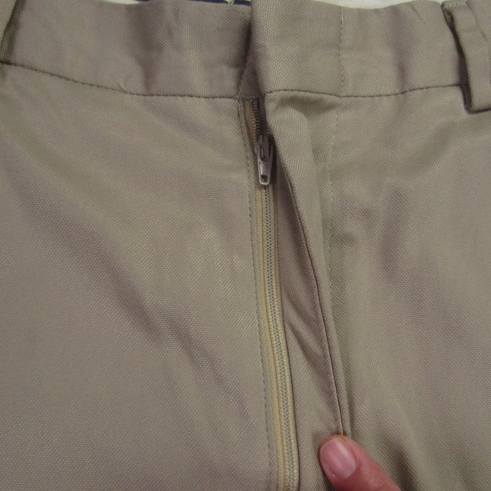 VTG Polo Golf Ralph Lauren Shorts Mens 36 Tan Pleated Chino Khaki Classic Fit‎